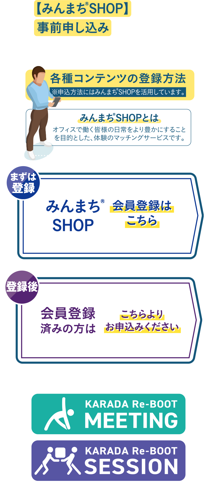 みんまぢSHOPでの事前お申込み